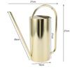 Gold 1500ml Stainless Steel Watering Can with Long Spout