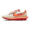 Sacai x Clot x Nike LDWaffle Net Orange Blaze Unisex sportbačiai Giliai raudoni Žali pupelių DH1347-100