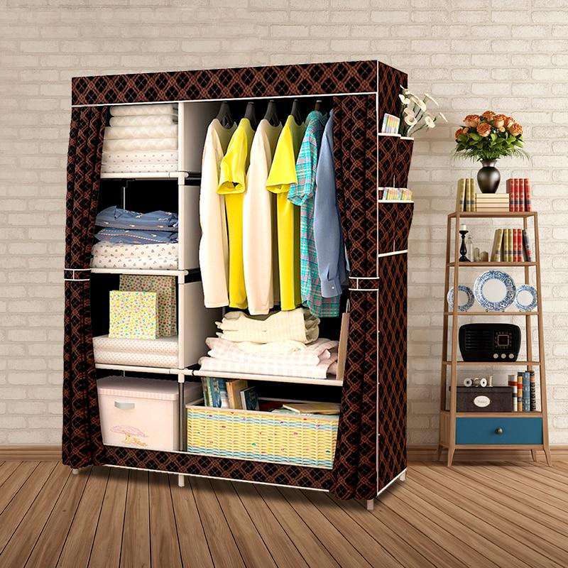 Buy Multi-purpose Non-woven Cloth Wardrobe Fabric Closet Portable ...