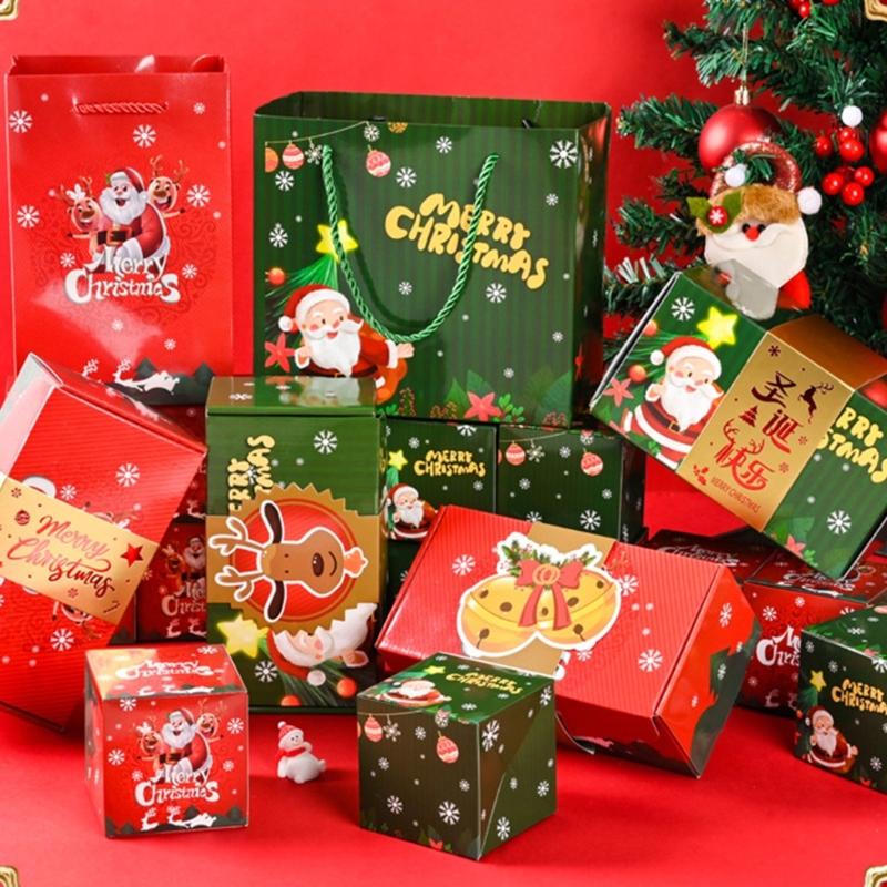 Christmas Popup Gift Box Surprise Fold Designs Paper For Holiday Party Decorations Holiday Accessories