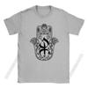 Unisexs TShirt Khamsa Amazigh Berber With Yaz Patterns Pure Cotton Tees Stylish Chic Symbol Of Luck T Shirts Crewneck Tops