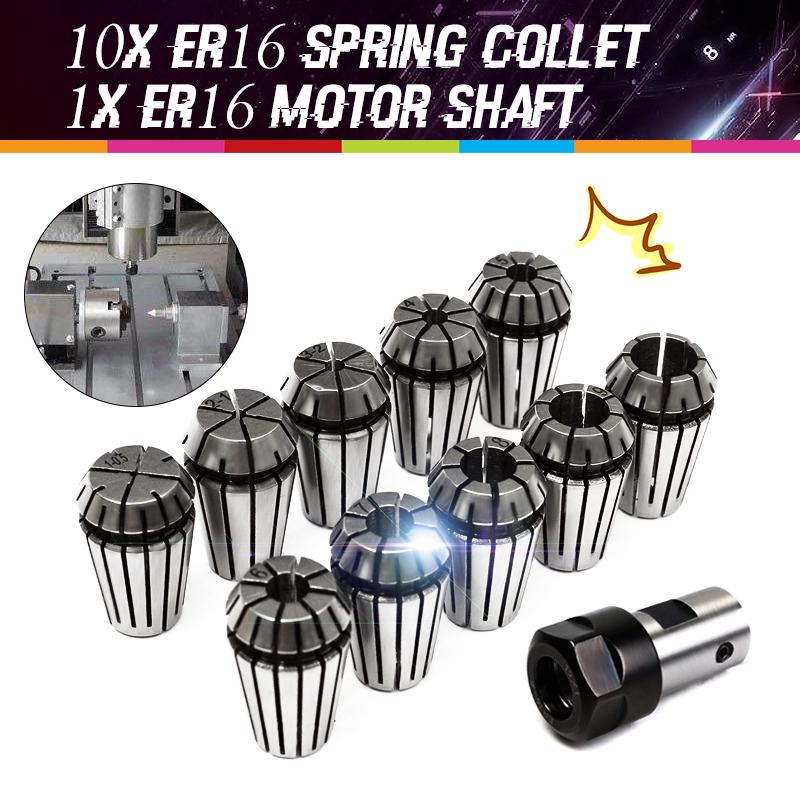 High Accuracy ER16 4mm Spring Steel Collet Chuck Drill Engraving Holder