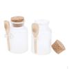 Transparent Bottle with Cork And Salt Bottles