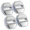 4Pcs Car Door Lock Cover Stainless Steel Protector Tire Valve For Mercedes Benz AMG W204 W205 W203 W211 W212 W213 W201 W210 W168 CA1