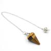 Natural Hexagonal Crystal Pyramid Pendant