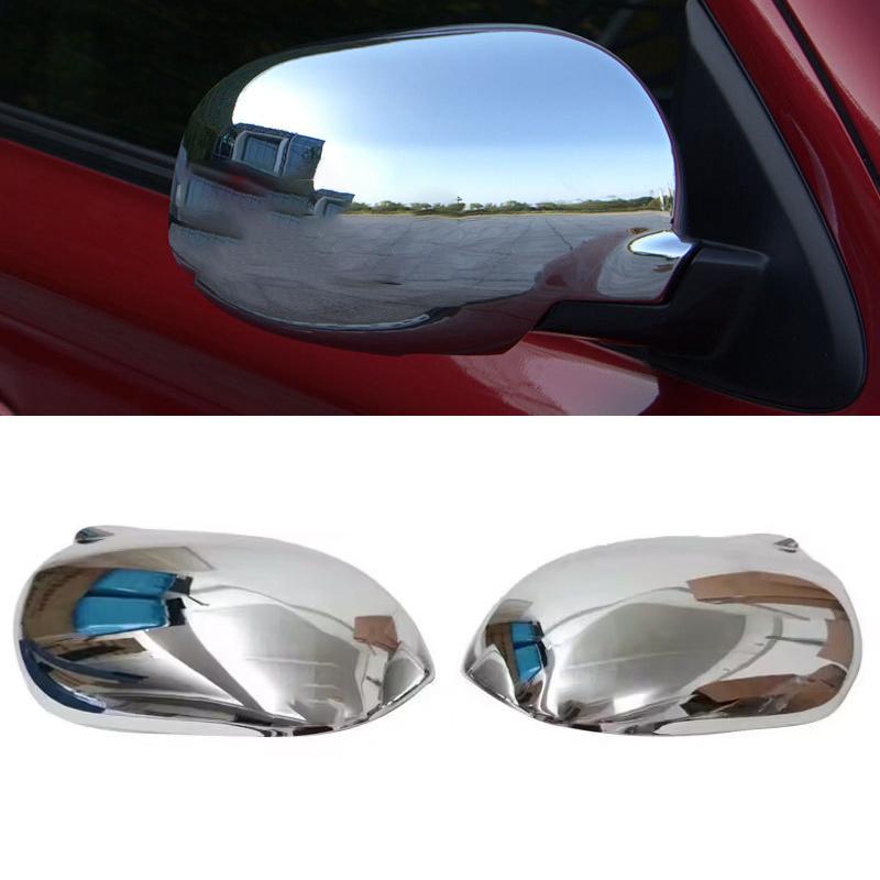 Rearview Mirror Cover Reversing Mirror Frame Chrome Rain Eyebrow Frame Decorative Sticker For Mitsubishi Outlander 2013-2018