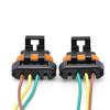 1 Pair LED Headlight Conversion Harness Wire Plug For Polaris RZR 800 900 1000