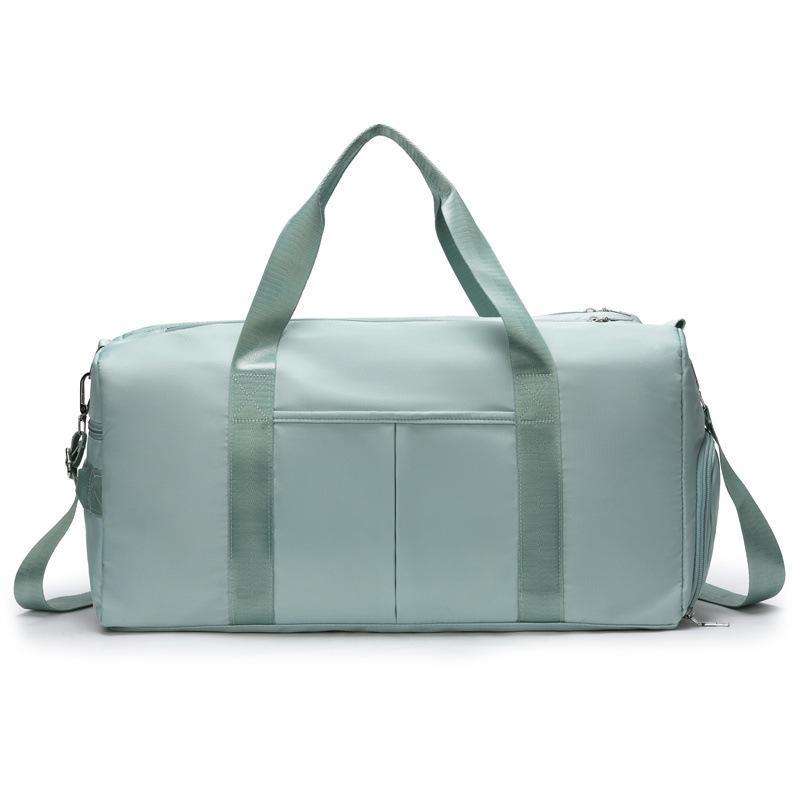 

Men s and Women s Large-capacity Travel Bags, Water-proof Independent Compartment, Portable Fitness Bag, Wet and Dry Separation, Shoulder Sports Bag. зелений