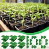 Greenhouse Clips 100 Pieces Plant Row Cover Clips Reusable Clamp For Planting Frame Covering Netting Garden Hoop Winter Tunnel