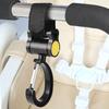 Universal Baby Stroller Hooks Accessories 360 Degree Large Hooks Umbrella Car Magic Tape Hooks 2 Pcs Set Home Essentials