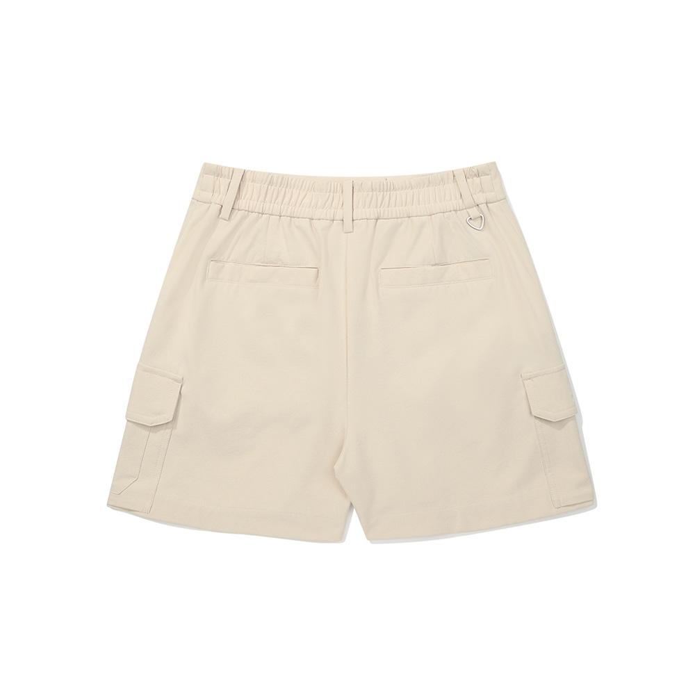 MALBON GOLF Woven Cargo Shorts Beige (Woman)