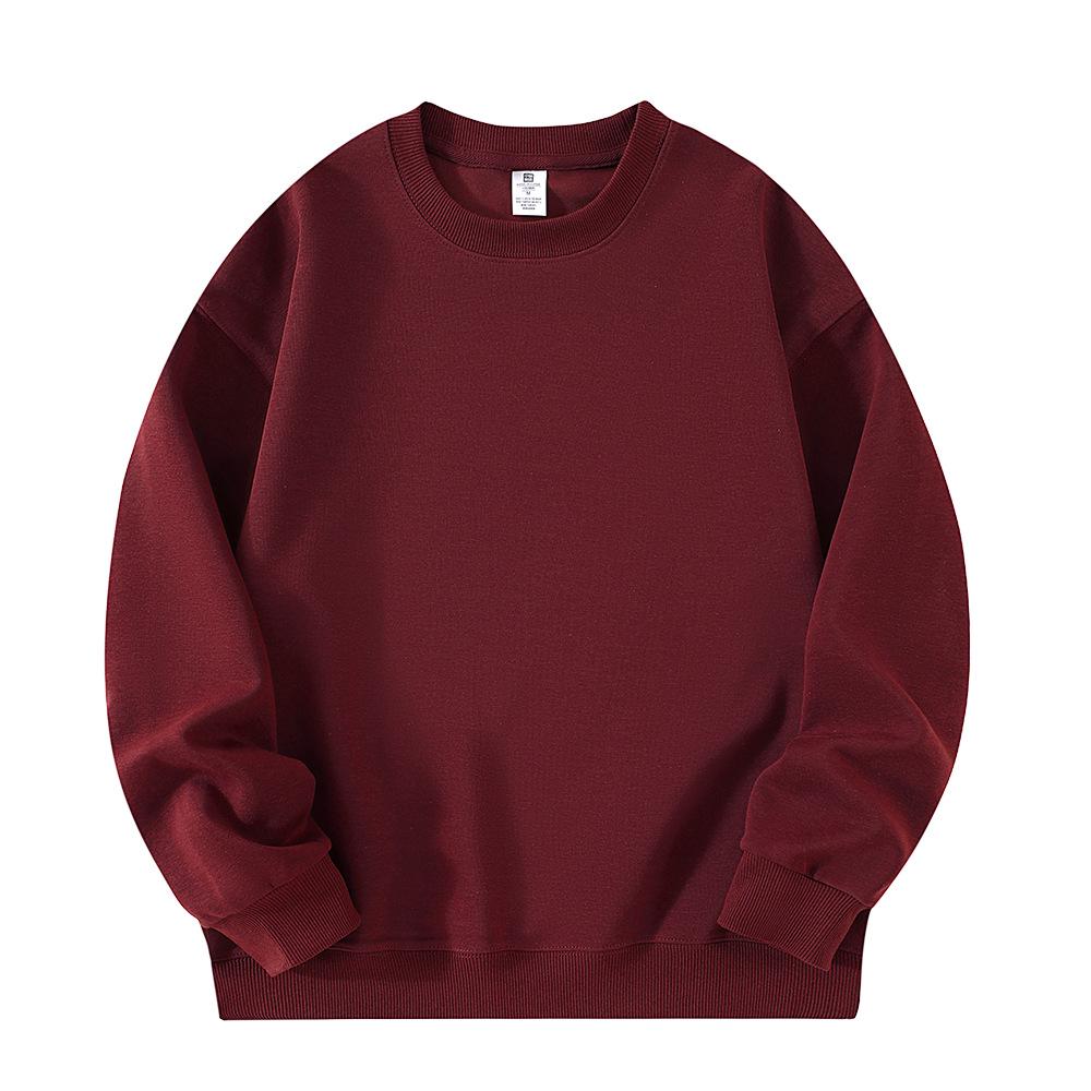 Felpa da uomo con scollo rotondo, stampa logo, manica lunga - Trendy, Personalizzabile, Sensazione di alta qualità