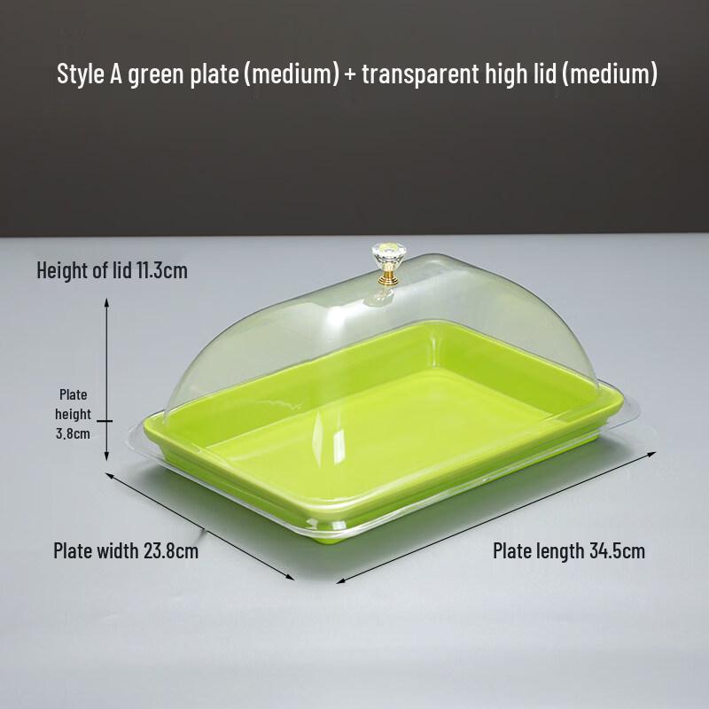 Jingbaodi Commercial Rectangular Melamine Display Tray with Lid