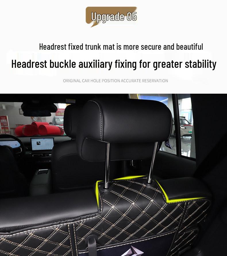 Baojun Yep Plus Trunk & Tail Box Mat: Fits 26 Models, Fully Enclosed, for 4 or 5-Seaters.