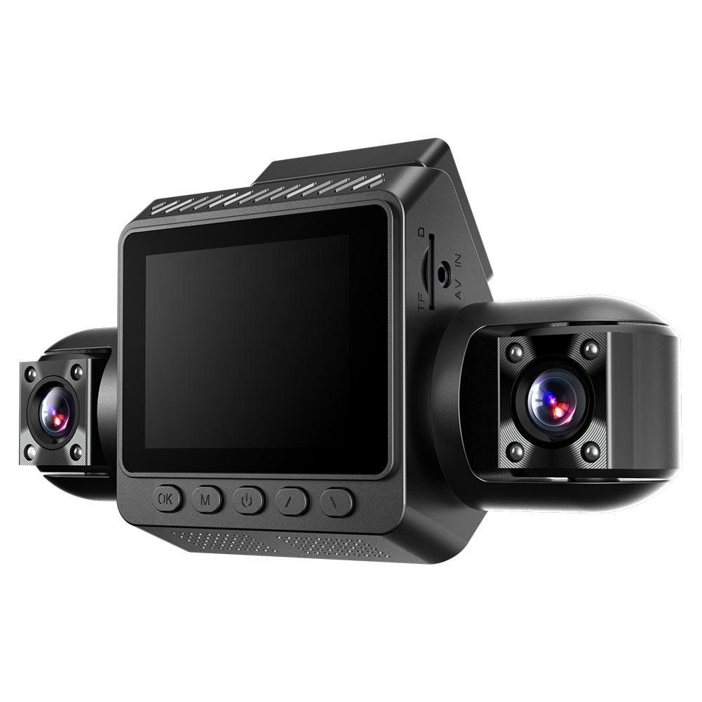 4 Channel Dash Cam Front and Rear Inside 1080P Car Dash Camera with Night Vision G-Sensor Driving Video Recorder for Car