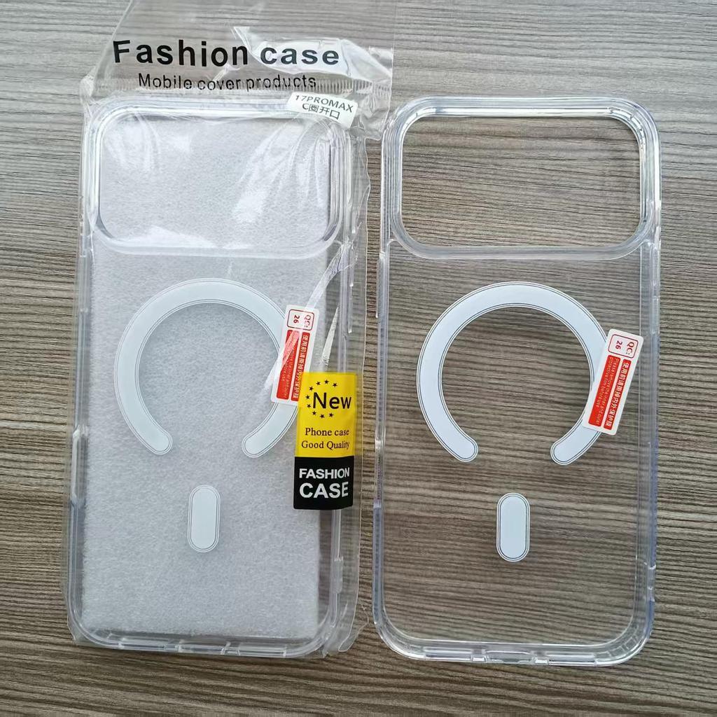 Transparent Acrylic MagSafe iPhone 17 Pro Case: Non-yellowing, Drop-proof