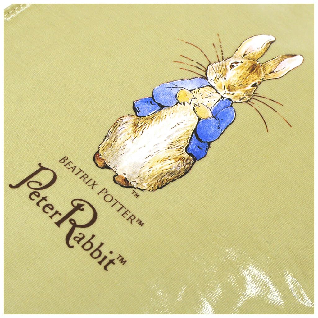 Yubi Peter Rabbit™ Tote Bag [Women's A4 Size Tote Bag, Cute, Water-Repellent, Lightweight, Medium Size] 0625 Black