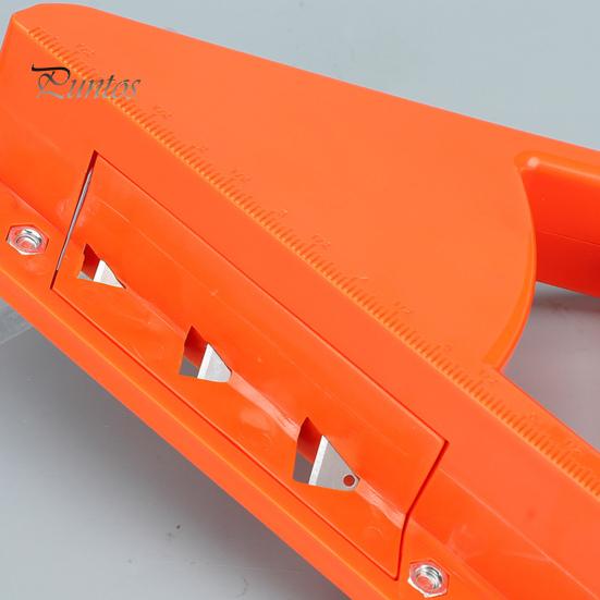 Plasterboard Edger with 10 Blades Drywall Plasterboard Fast Cutter Precise 45/60 Degrees Gypsum Board Hand Plane Drywall Edge Chamfer Woodworking