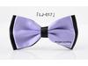 Men's Korean Style Color Block Bow Tie - Custom Business Casual & Formal Fashion Accessory