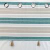 Eyelet Curtain Tassels 140x240cm Nature-Line Blue