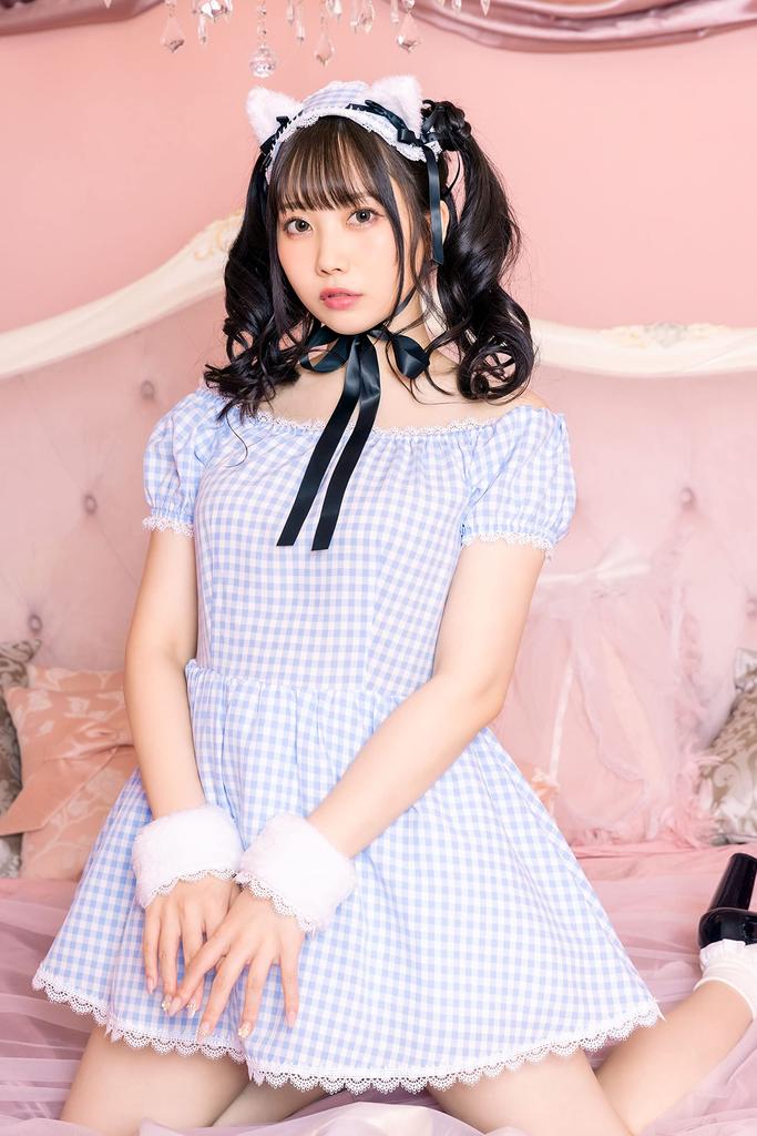 Clearstone Lyrical Palette Cosplay Halloween Gingham Cat Maid Women's Blue