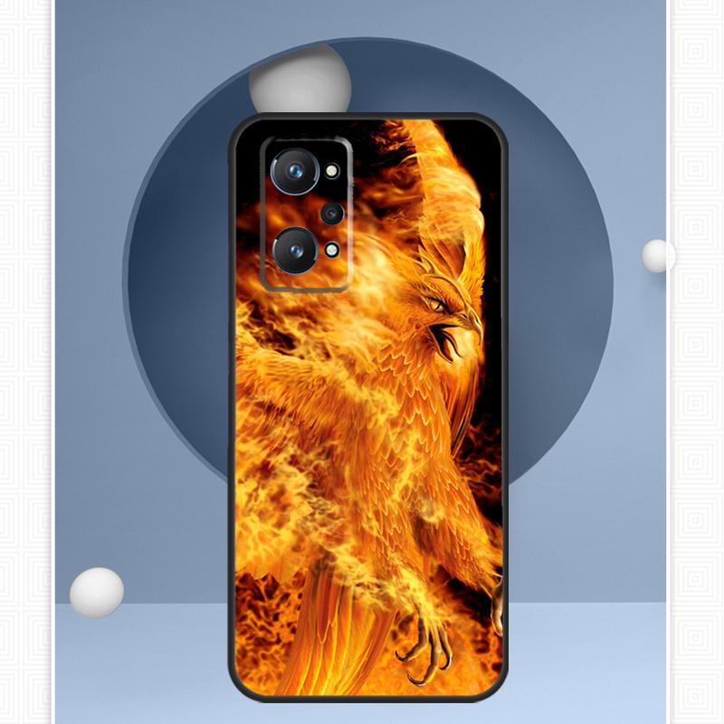 Phoenix Bird For Realme C55 C33 C30 C21Y 10 Pro Plus GT Neo 5 3 3T Case For OnePlus 11 10 Pro Nord 2 2T