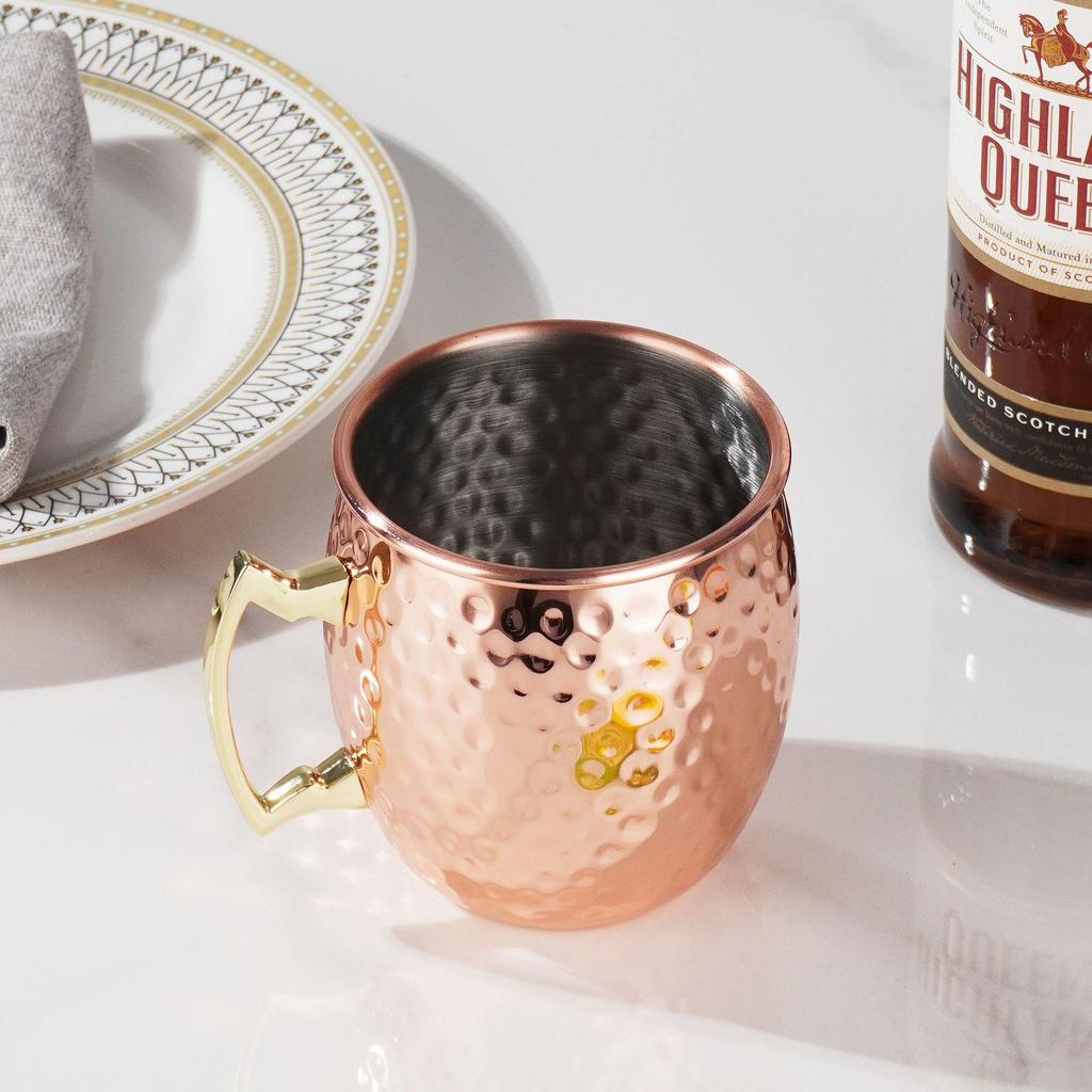 500ml Edelstahl Mule Becher - Moskau Bar Stil Wein- & Bierglas