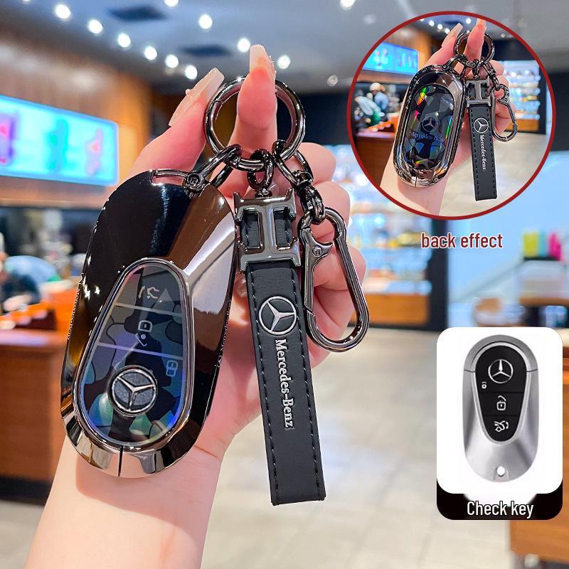 Husă cheie Mercedes-Benz pentru E-Class, C-Class, S-Class, GLB, GLC, GLE, GLA - Se potrivește E300L, C260L, A200L