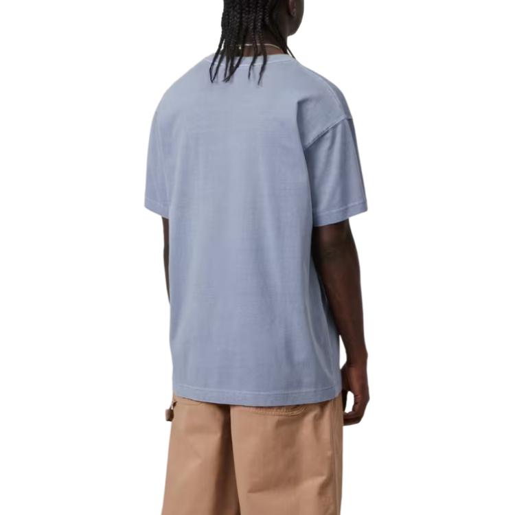 Carhartt WIP SS26 S/S Nelson T-Shirt Loose Square Label Soft Casual Short Sleeve T-Shirt Men T-Shirt I029949-3HX-GD