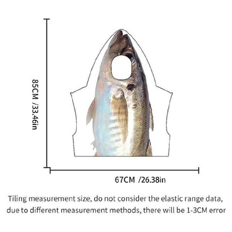 Fish Costume Halloween Party Suit Funny Costume Accessories For Gatherings Holidays Balls