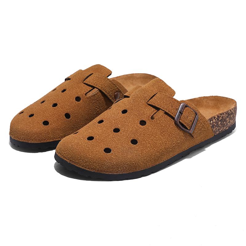 

Модные парные полушлепанцы модный комфортный дышащий дизайн уличный повседневный для отдыха отпуск 36-47 Повседневная молодежная обувь 36 коричневый