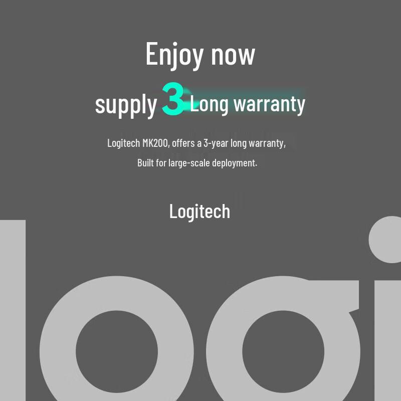 Logitech MK200 Full-Size Wired Keyboard and Mouse Combo