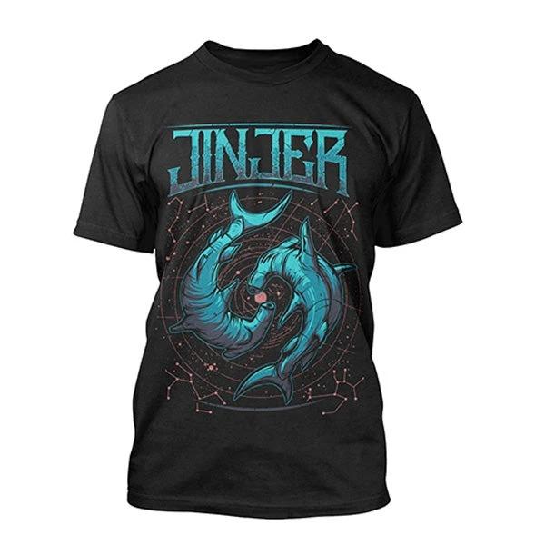 2026 Summer Fashion Trendy Tee Jinjer Wallflowers Ensign Band T-Shirt Cotton Graphic Tee Men Women Summer Streetwear Top