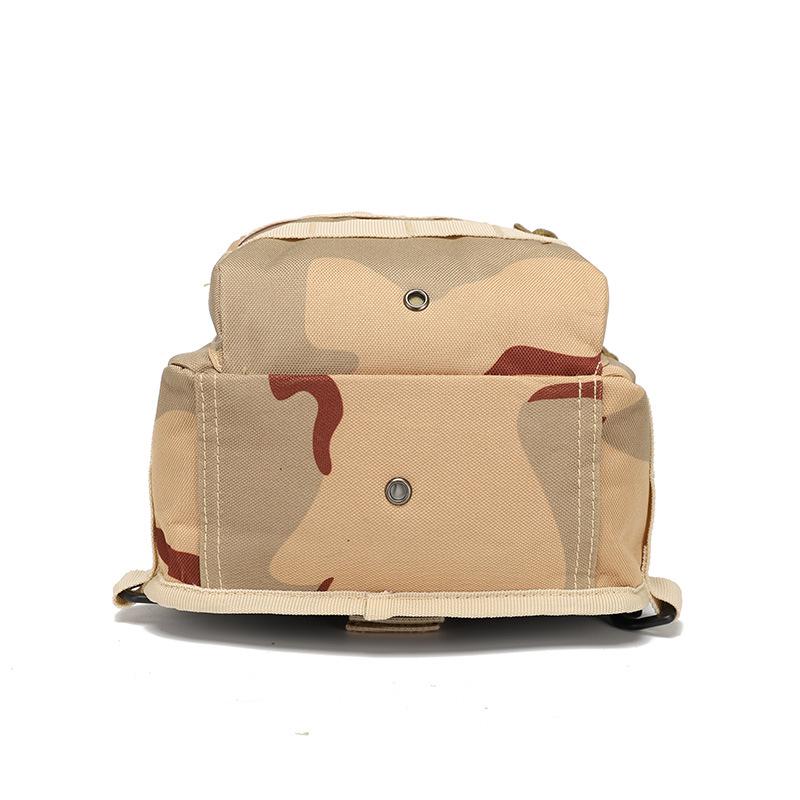 Camouflage Canvas Cycling Crossbody Bag - Outdoor Tactical Chest Pack