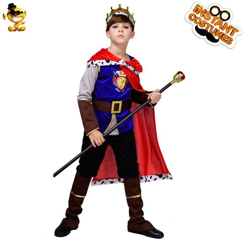 Halloween children's king cosplay costumes stage costumes, little boy king costumes cosplay costumes