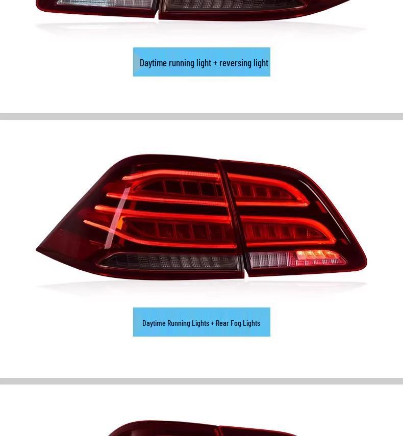 Compatible Rear Tail Light for Mercedes GLE-Class W166 (2015-2018) ML300 - Part Numbers 1669065501, 1669065901