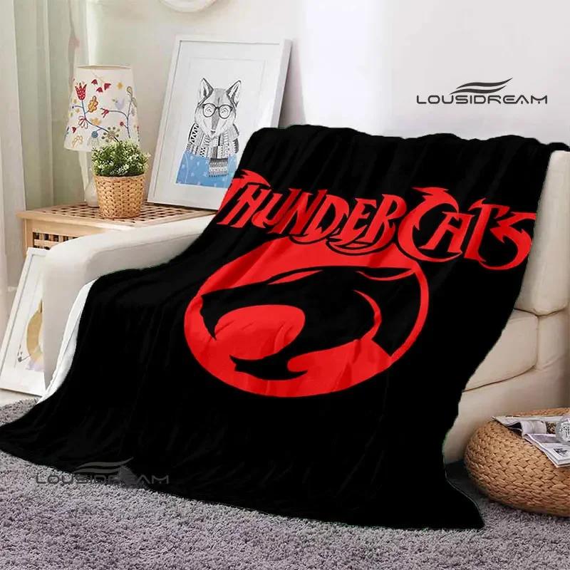 Thundercats Cartoon-Druckdecke, warme Decke für Kinder, T-Flansch-Decke, Heimreisedecke, Bettauskleidung, Geburtstagsgeschenk