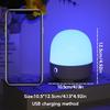 Dimmable touch light rechargeable remote control night light RGB16 color/tri color desk lamp bedroom living room ambient light