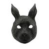 PU Bunny Masquerade Mask Anime Halloween Mask Fancy Rabbit Mask  Cosplay