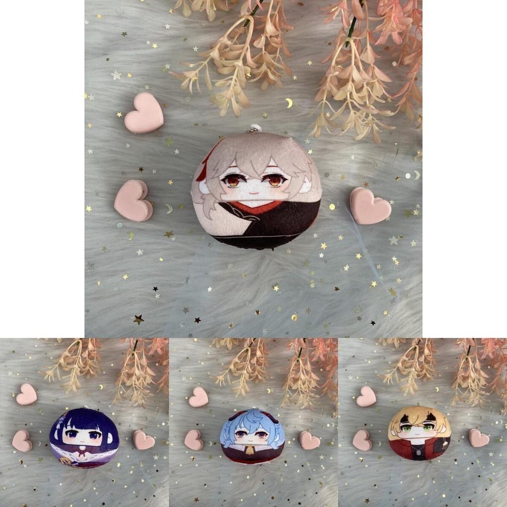 Genshin Impact Plush Dumpling Albedo Xiao Zhongli Thoma Key Chain Soft And Safe Gift