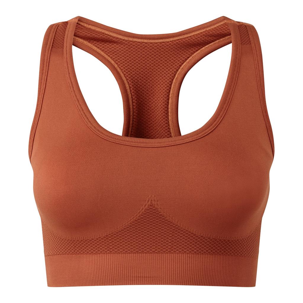 TriDri Womens/Ladies Seamless 3D Fit Multi-Sport Solid Color Sculpt Sports Bra