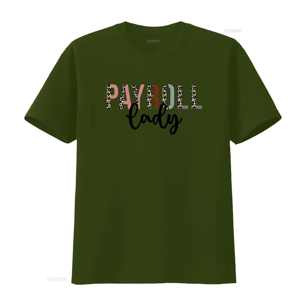 Payroll T Shirt for Squad Team Manager Department Whisper vintage Washed streetwear Stretched homme Slightly Unisex