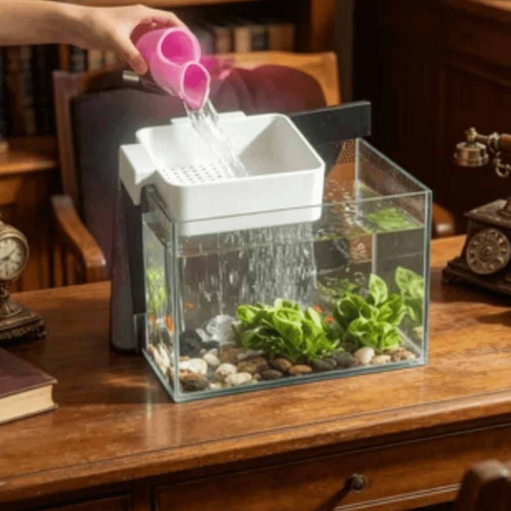 Plastic Fish Tank Water Change Plate Flow Softening Perforated Baffle Strainer  Planted Aquarium