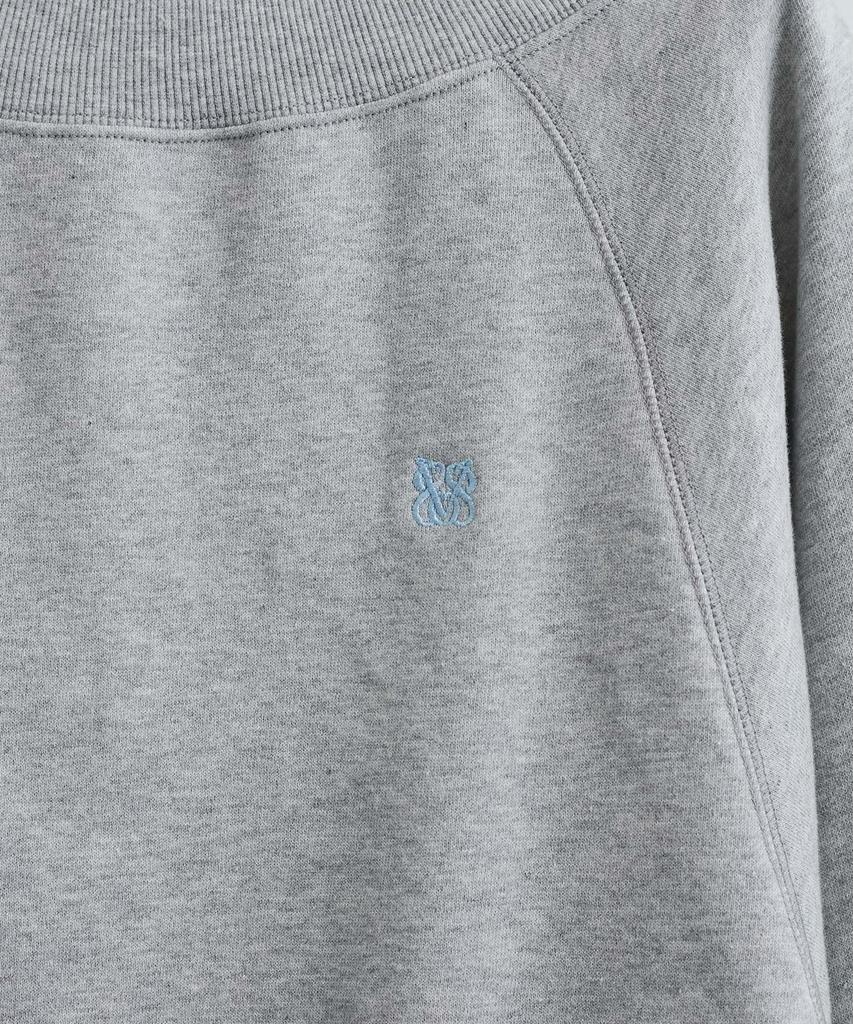 Shoulder Chest Embroidered Sweatshirt Natural Color F [BIS] 2-Way One-Off Pullover, Women's, BVM15140, (16),