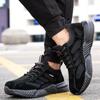 2025 New Type of Solid Color Flat Heel Lace-up Round-toe Men's Hiking, High-quality Sports and Outdoor Breathable Running Shoes