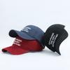 Spring and Summer Hat Female American Trendy Brand Retro Letter Washed Cotton Baseball Cap Sunshade Sun Protection Versatile Cap Male