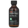 Essentials, Tea Tree Oil, 2 Fl Oz (59 Ml)