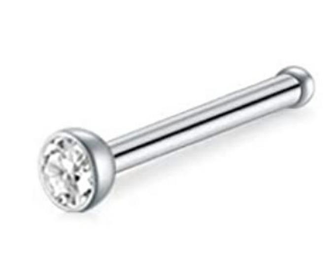 Stainless Steel Nose Ring - Stylish Nose Stud Piercing Jewelry