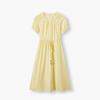 Aijutu French Retro Tie-Waist Short Sleeve Dress