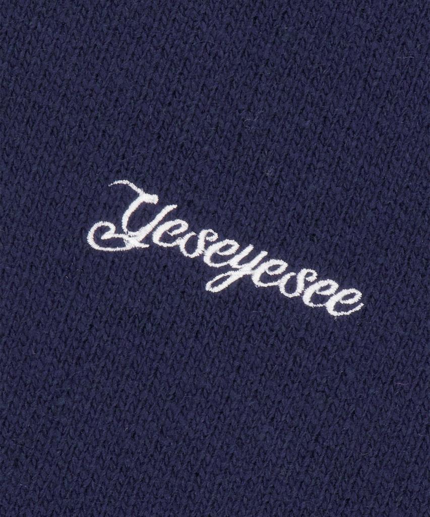 Yeseyesee One Pocket Knitted V-Neck Vest Navy